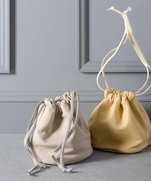 mormyrus(モルミルス)の「<mormyrus>レザードロストショルダーバッグ ◆(ショルダーバッグ・レディース・ブラック/パープル/ナチュラル/ライトグレー/クリーム・FREE)」の8枚目の写真