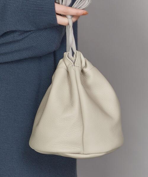 mormyrus(モルミルス)の「<mormyrus>レザードロストショルダーバッグ ◆(ショルダーバッグ・レディース・ブラック/パープル/ナチュラル/ライトグレー/クリーム・FREE)」の10枚目の写真