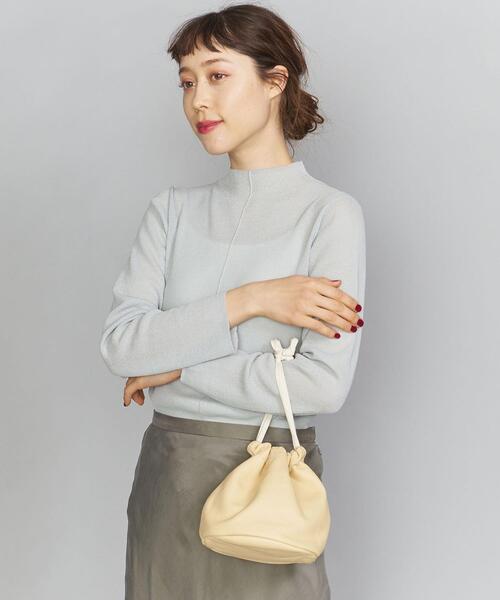 mormyrus(モルミルス)の「<mormyrus>レザードロストショルダーバッグ ◆(ショルダーバッグ・レディース・ブラック/パープル/ナチュラル/ライトグレー/クリーム・FREE)」の12枚目の写真