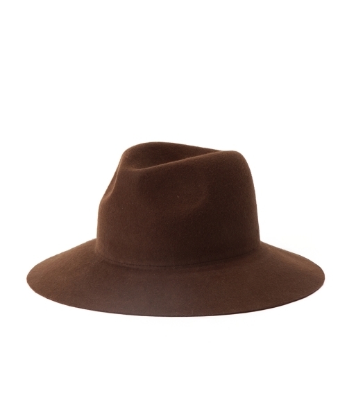 Ray BEAMS（レイビームス）の「Ray BEAMS / フェルトツバヒロ 中折 HAT（ハット・レディース・ブラック/ブラウン/グレー・ONE SIZE）」の17枚目の写真