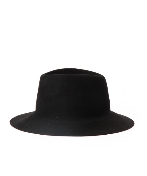 Ray BEAMS（レイビームス）の「Ray BEAMS / フェルトツバヒロ 中折 HAT（ハット・レディース・ブラック/ブラウン/グレー・ONE SIZE）」の6枚目の写真