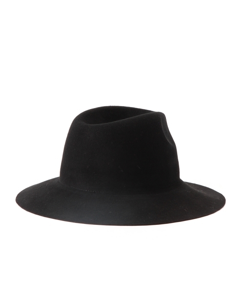 Ray BEAMS（レイビームス）の「Ray BEAMS / フェルトツバヒロ 中折 HAT（ハット・レディース・ブラック/ブラウン/グレー・ONE SIZE）」の7枚目の写真