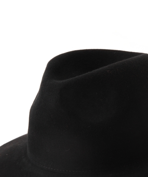 Ray BEAMS（レイビームス）の「Ray BEAMS / フェルトツバヒロ 中折 HAT（ハット・レディース・ブラック/ブラウン/グレー・ONE SIZE）」の8枚目の写真