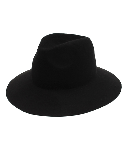 Ray BEAMS（レイビームス）の「Ray BEAMS / フェルトツバヒロ 中折 HAT（ハット・レディース・ブラック/ブラウン/グレー・ONE SIZE）」の2枚目の写真
