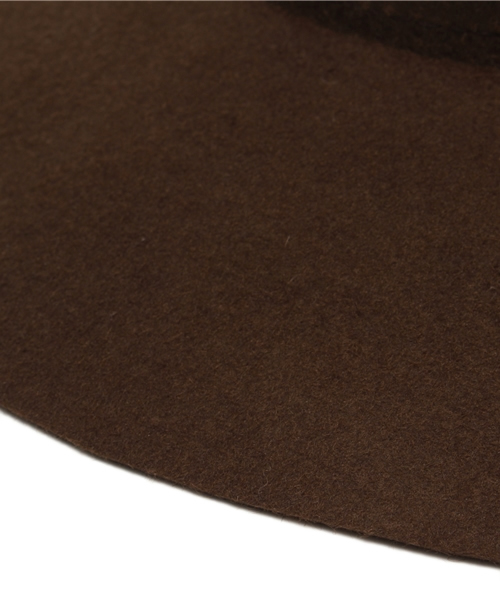 Ray BEAMS（レイビームス）の「Ray BEAMS / フェルトツバヒロ 中折 HAT（ハット・レディース・ブラック/ブラウン/グレー・ONE SIZE）」の13枚目の写真