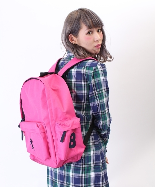 GIORDANO（ジョルダーノ）の「[GIORDANO]ライオン刺繍ナンバリングリュック（バックパック/リュック・メンズ・ブラック/グリーン/ネイビー/ピンク/レッド・FREE）」の12枚目の写真