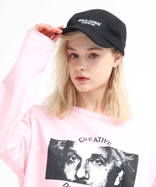 RNA（アールエヌエー）の「E4676 RNA JUNK ジェットCAP（キャップ・レディース・ブラック/レッド/ゼブラ・FREE）」の2枚目の写真