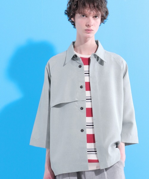 EMMA CLOTHES(�G�}�N���[�Y)�̃|���g�� �r�b�O�V���G�b�g���[�N�g�����`�V���c (EMMA CLOTHES)(�V���c/�u���E�X)