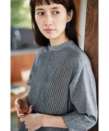 美品今季完売品　サニークラウズKAZUMI渾身のタックワンピース MTフェリシモ 美品今季完売品 サニークラウズKAZUMI渾身のタックワンピース MT