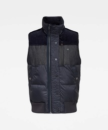 G-STAR RAW（ジースターロゥ）の「Denim Mix Quilted Puffer