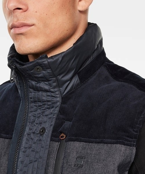 G-STAR RAW（ジースターロゥ）の「Denim Mix Quilted Puffer
