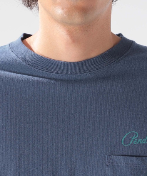 PENDLETON（ペンドルトン）の「【PENDLETON（ペンドルトン）】別注バックプリントTシャツ L/S（Tシャツ/カットソー・メンズ・ネイビー/チャコール/ブラウン・MEDIUM/LARGE）」の6枚目の写真