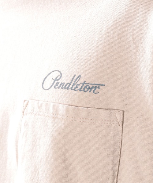 PENDLETON（ペンドルトン）の「【PENDLETON（ペンドルトン）】別注バックプリントTシャツ L/S（Tシャツ/カットソー・メンズ・ネイビー/チャコール/ブラウン・MEDIUM/LARGE）」の7枚目の写真