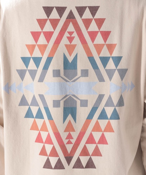 ペンドルトン　別注バックプリントTシャツ    Lサイズ 10％OFFクーポン対象PENDLETON（ペンドルトン） バックプリントTシャツ ⁄ 半袖 メンズ レディース 綿 コットン Back  Print TEE | ＲＯＣＯＣＯ attractive clothing