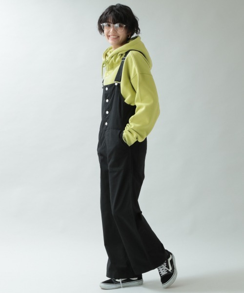 RAGEBLUE(レイジブルー)の「チノオーバーオール2/918094(サロペット/オーバーオール・レディース・ブラック/オフホワイト/キャメル・FREE)」の5枚目の写真