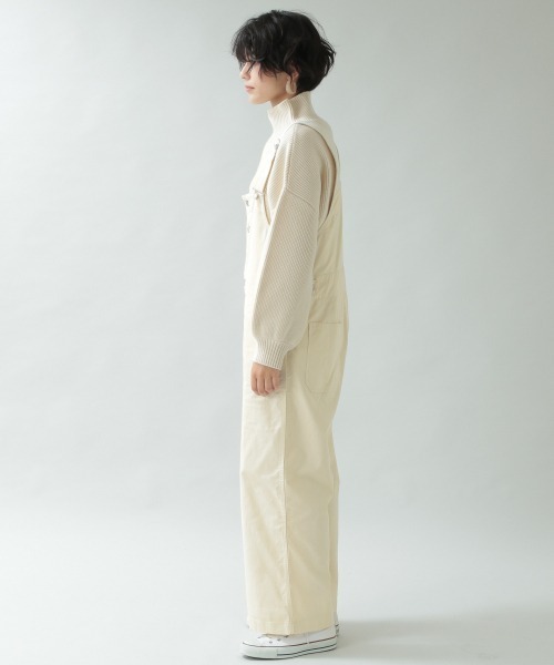 RAGEBLUE(レイジブルー)の「チノオーバーオール2/918094(サロペット/オーバーオール・レディース・ブラック/オフホワイト/キャメル・FREE)」の7枚目の写真