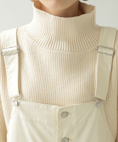 RAGEBLUE(レイジブルー)の「チノオーバーオール2/918094(サロペット/オーバーオール・レディース・ブラック/オフホワイト/キャメル・FREE)」の13枚目の写真