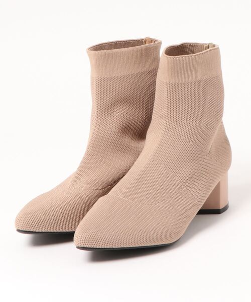 STYLEBLOCK（スタイルブロック）の「ソックスショートブーツ（ブーツ・レディース・カーキ/ブラック・37/38/35/36/39）」の6枚目の写真