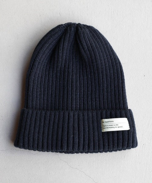 14+（イチヨンプラス）の「リブニット帽（ニットキャップ/ビーニー・レディース・ワインレッド/レッド系その他/ネイビー/ブルー系その他/カーキ/グリーン系その他/ブラック/ブラック系その他/ベージュ/ベージュ系その他・FREE）」の8枚目の写真