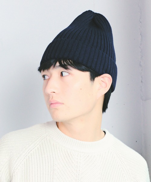 14+（イチヨンプラス）の「リブニット帽（ニットキャップ/ビーニー・レディース・ワインレッド/レッド系その他/ネイビー/ブルー系その他/カーキ/グリーン系その他/ブラック/ブラック系その他/ベージュ/ベージュ系その他・FREE）」の20枚目の写真
