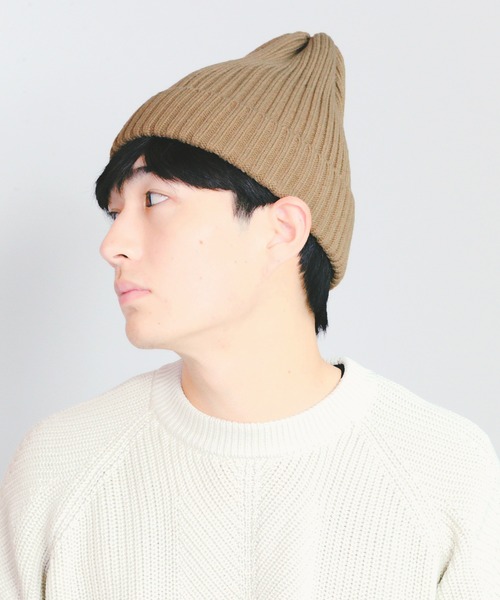 14+（イチヨンプラス）の「リブニット帽（ニットキャップ/ビーニー・レディース・ワインレッド/レッド系その他/ネイビー/ブルー系その他/カーキ/グリーン系その他/ブラック/ブラック系その他/ベージュ/ベージュ系その他・FREE）」の15枚目の写真