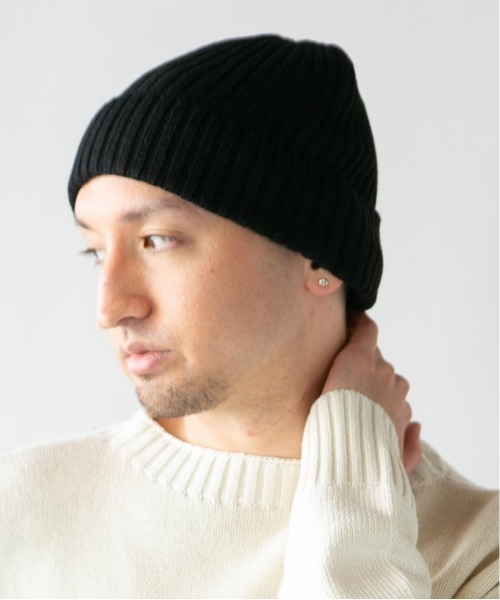 14+（イチヨンプラス）の「リブニット帽（ニットキャップ/ビーニー・レディース・ワインレッド/レッド系その他/ネイビー/ブルー系その他/カーキ/グリーン系その他/ブラック/ブラック系その他/ベージュ/ベージュ系その他・FREE）」の17枚目の写真