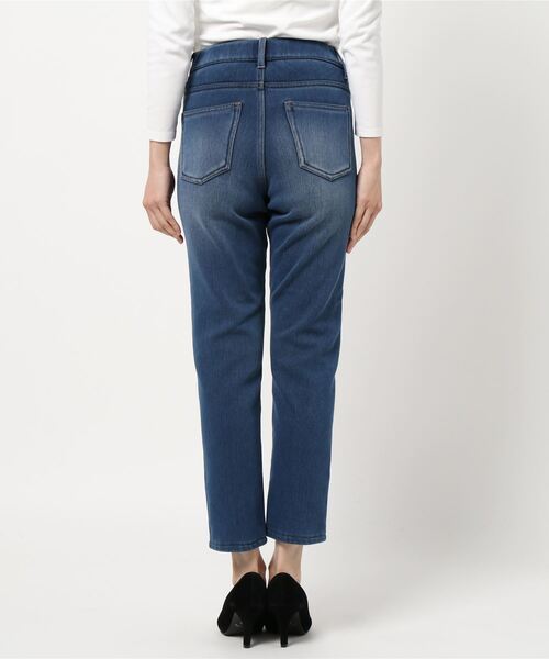 RAG MACHINE（ラグマシーン）の「【RAG MACHINE】「nobee」 楽伸びモコモコ裏シャギーテーパードパンツ（その他パンツ・レディース・ブラック/グレー/ブルー/ダークインディゴブルー・S/M/L）」の6枚目の写真