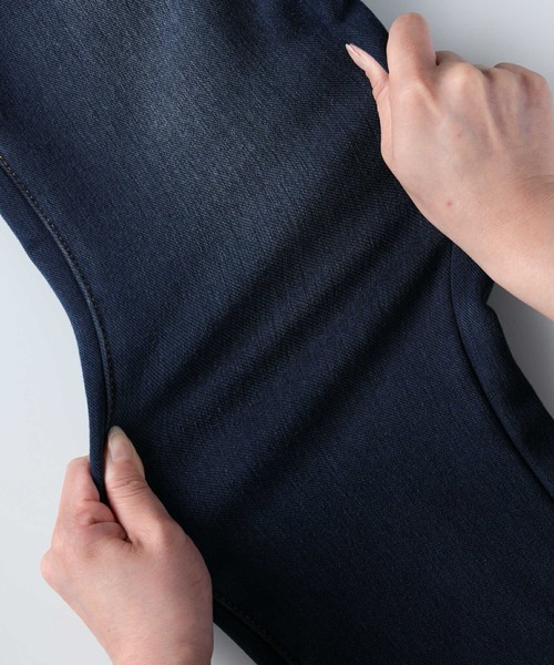 RAG MACHINE（ラグマシーン）の「【RAG MACHINE】「nobee」 楽伸びモコモコ裏シャギーテーパードパンツ（その他パンツ・レディース・ブラック/グレー/ブルー/ダークインディゴブルー・S/M/L）」の11枚目の写真