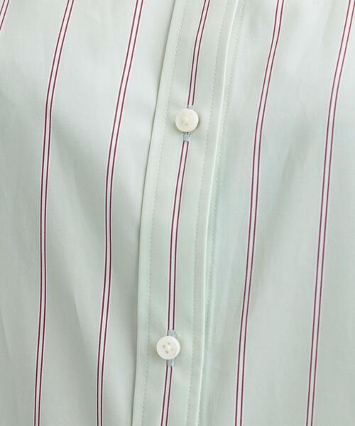 green label relaxing（グリーンレーベルリラクシング）の「[ 1_OF MINE ] FM バンドカラー シャツ ＜フリーサイズ＞（シャツ/ブラウス・レディース・ライトブルー/ライム/ホワイト/オフホワイト・FREE）」の19枚目の写真