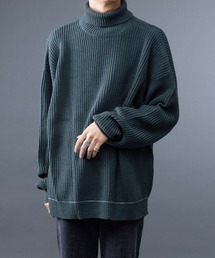 kutir | サイドスリットステッチタートルネックニット(ニット/セーター)