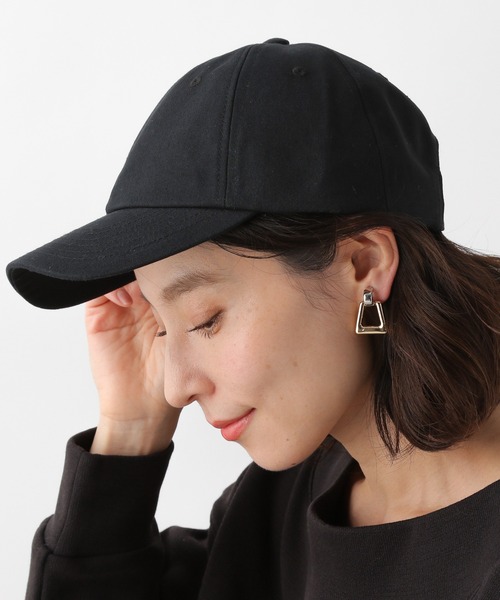 LEPSIM(レプシィム)の「ツイル機能CAP 926604(キャップ・レディース・ネイビー/ブラック/ライトベージュ/ライトグレー・ONE SIZE)」の2枚目の写真