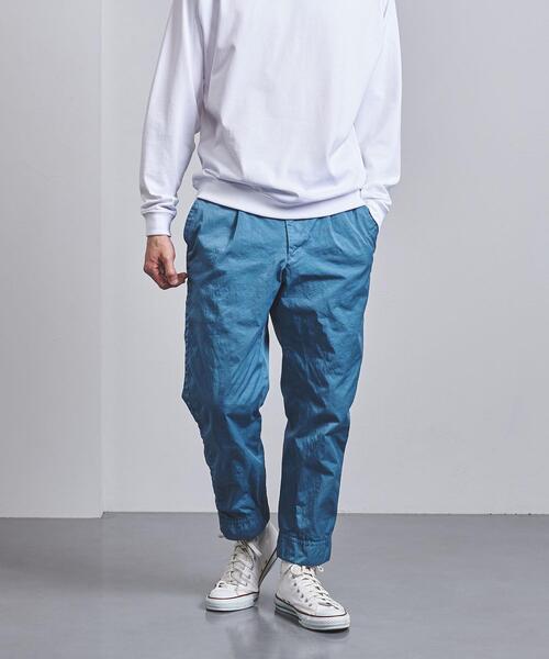 kolor（カラー）の「＜kolor（カラー）＞ ナイロン パッカリング チノ■■■（その他パンツ・メンズ・ターコイズブルー/ライトグレー/ネイビー・1/3/2）」の3枚目の写真
