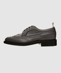 THOM BROWNE | CLASSIC LONGWING BROGUE W/ LEATHER SOLE IN PEBBLE GRAIN(ドレスシューズ)