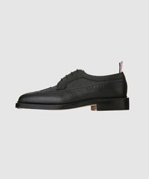 THOM BROWNE | CLASSIC LONGWING BROGUE W/ LEATHER SOLE IN PEBBLE GRAIN(ドレスシューズ)