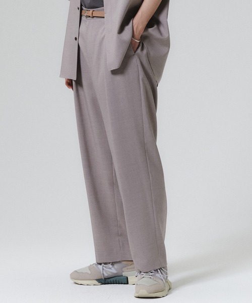 WYM LIDNM（ウィム バイ リドム）の「PE W-POCKET SHIRT SET-UP（シャツ/ブラウス・メンズ・ブラック/ベージュ/ブルー系その他/ライトベージュ・S/M/L）」の21枚目の写真