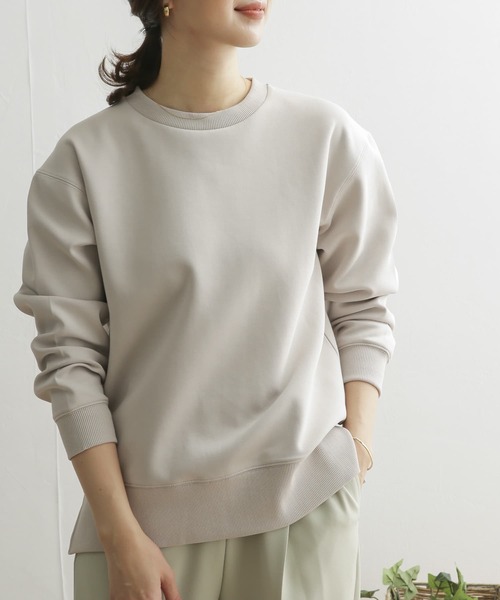 URBAN RESEARCH DOORS（アーバンリサーチドアーズ）の「ダンボールニットプルオーバー（Tシャツ/カットソー・レディース・アイボリー/ベージュ/グレー・ONE）」の2枚目の写真