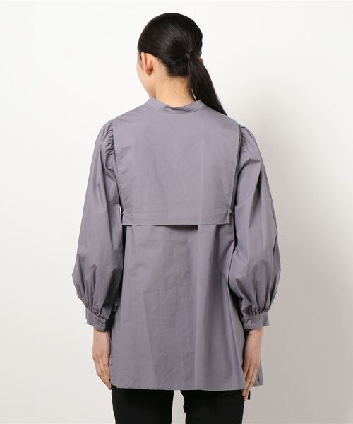 archives（アルシーヴ）の「ベストレイヤードブラウス（Tシャツ/カットソー・レディース・グリーン/パープル/オフホワイト・MEDIUM）」の5枚目の写真