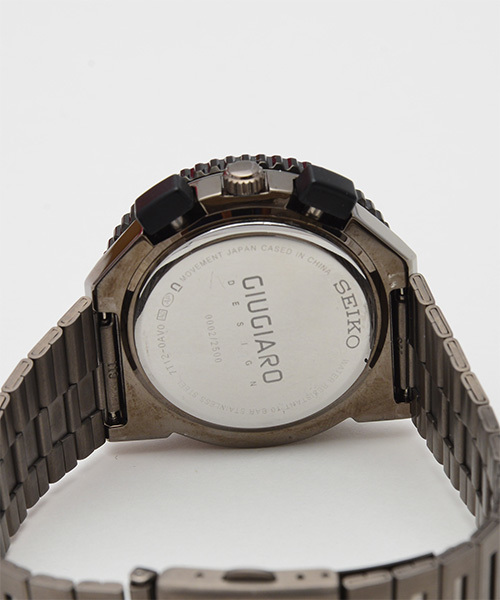 SEIKO(セイコー)の「SEIKO GIUGIARO DESIGN / SCED019(アナログ腕時計・メンズ・ブラック×ブラック/チャコールグレー×ブラック・ONE SIZE)」の7枚目の写真