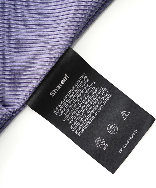 SHAREEF(シャリーフ)の「RIDGE TWILL SWITCHING DOLMAN S/S T(Tシャツ/カットソー・メンズ・ラベンダー/ホワイト/ブラック・2/3/1)」の13枚目の写真