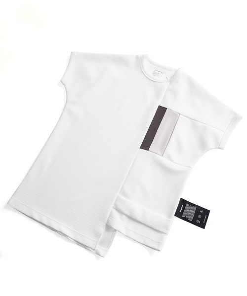 SHAREEF(シャリーフ)の「RIDGE TWILL SWITCHING DOLMAN S/S T(Tシャツ/カットソー・メンズ・ラベンダー/ホワイト/ブラック・2/3/1)」の22枚目の写真