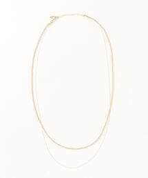 NATURAL BEAUTY BASIC | デザインチェーンツインネック(ネックレス)