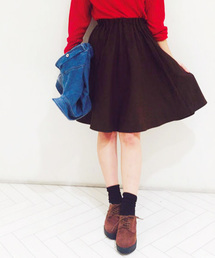 Kastane | 【Kastane】Wタックステッチスカート(スカート)