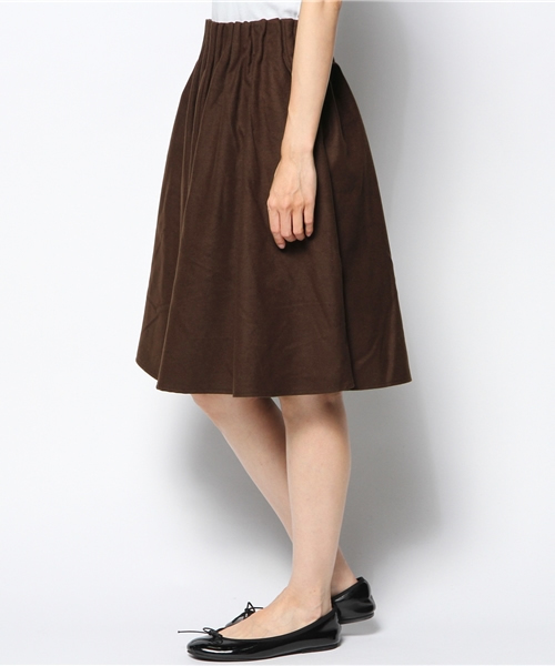 Kastane（カスタネ）の「【Kastane】Wタックステッチスカート（スカート・レディース・その他18/ブラウン/ネイビー・FREE）」の6枚目の写真