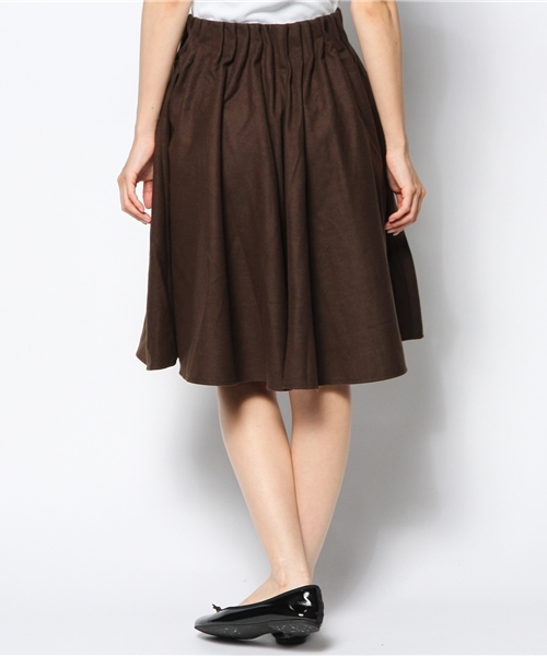 Kastane（カスタネ）の「【Kastane】Wタックステッチスカート（スカート・レディース・その他18/ブラウン/ネイビー・FREE）」の7枚目の写真