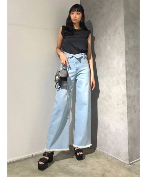 EMODA（エモダ）の「ワイドギャザーハイヒール（サンダル・レディース・アイボリー/グレー/ブラック・SMALL/MEDIUM/LARGE）」の8枚目の写真