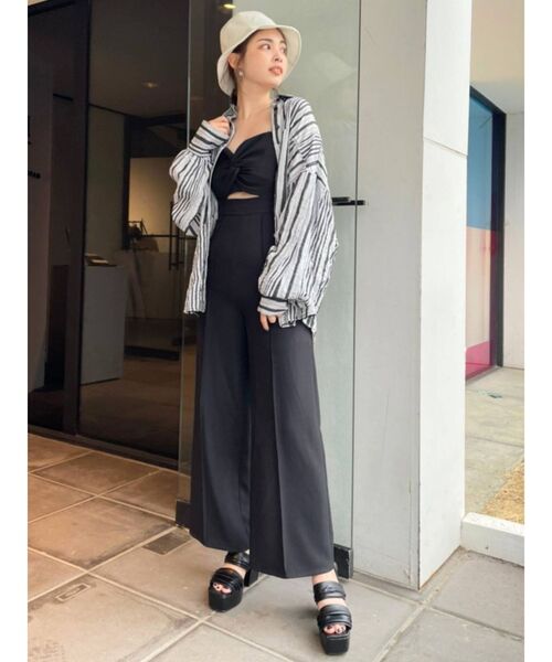 EMODA（エモダ）の「ワイドギャザーハイヒール（サンダル・レディース・アイボリー/グレー/ブラック・SMALL/MEDIUM/LARGE）」の13枚目の写真