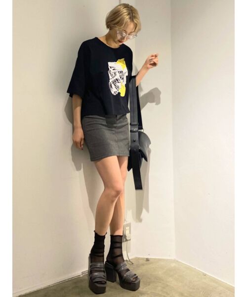 EMODA（エモダ）の「ワイドギャザーハイヒール（サンダル・レディース・アイボリー/グレー/ブラック・SMALL/MEDIUM/LARGE）」の14枚目の写真