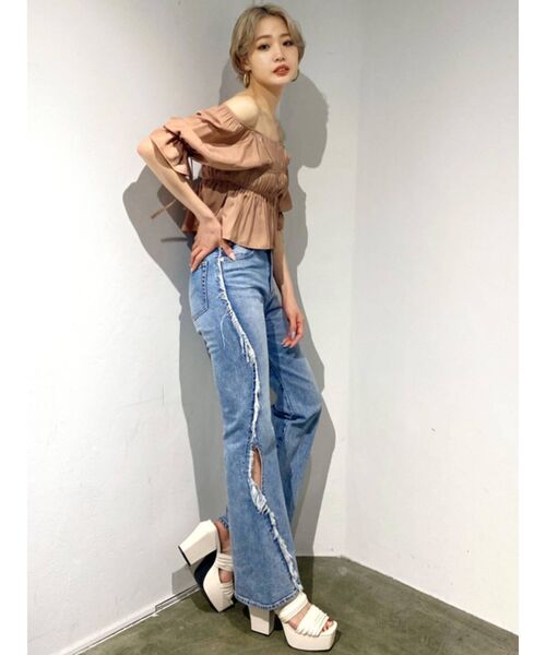 EMODA（エモダ）の「ワイドギャザーハイヒール（サンダル・レディース・アイボリー/グレー/ブラック・SMALL/MEDIUM/LARGE）」の19枚目の写真