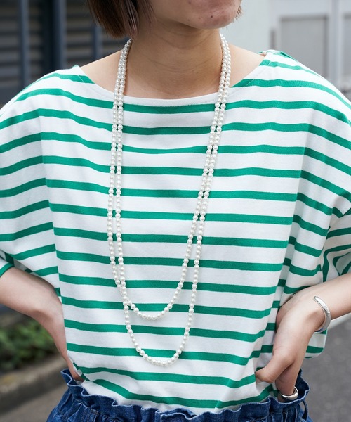 CIAOPANIC TYPY(チャオパニックティピー)の「lil2連パールネックレス(ネックレス・レディース・ホワイト・ONE SIZE)」の2枚目の写真