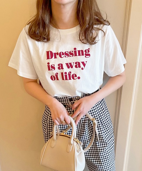 apres jour（アプレジュール）の「アソートロゴT【ZOZOTOWN限定アイテム】【4AP】（Tシャツ/カットソー・レディース・アイボリー/ライトピンク/オフホワイト/ホワイト系その他・X-LARGE/フリー）」の6枚目の写真